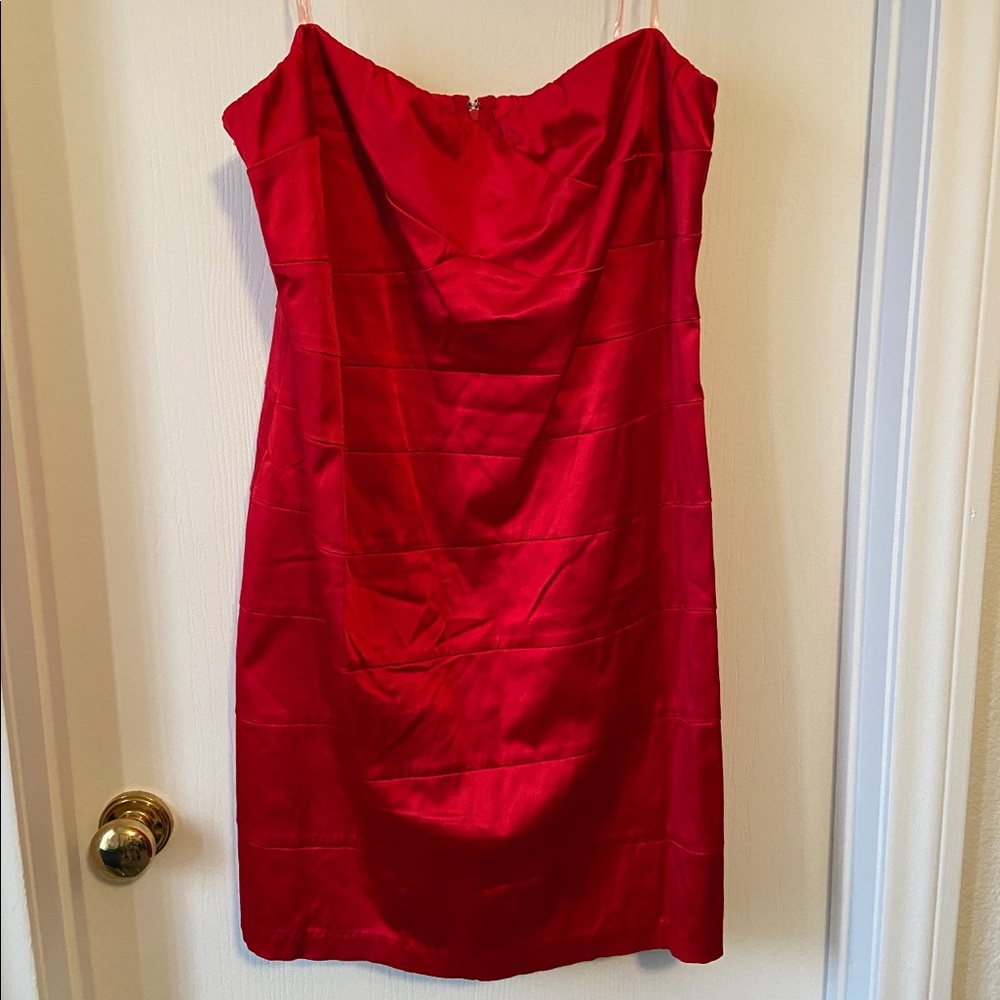 Woman’s Red Dress